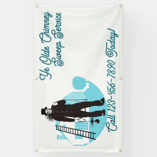 Customize Chimney Sweep Cleaning Service Spandoek (Verticaal)