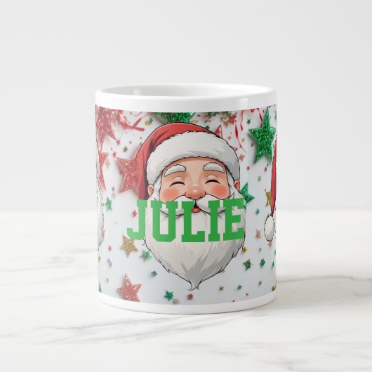 Customize Christmas mug gift  Grote Koffiekop (Voorkant)