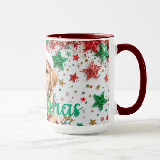 Customize Christmas mug Mok (Rechts)