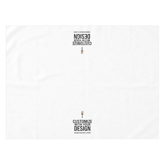 Customize Design Business Promotional Tablecloth Tafelkleed (Voorkant (Horizontaal))