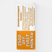 Customize Detailed Apartments For Rent $500 Off Fi Spandoek (Verticaal)