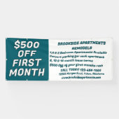 Customize Detailed Apartments For Rent $500 Off Fi Spandoek (Horizontaal)