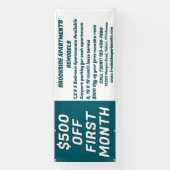 Customize Detailed Apartments For Rent $500 Off Fi Spandoek (Verticaal)