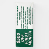 Customize Detailed Apartments For Rent $500 Off Fi Spandoek (Verticaal)