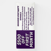 Customize Detailed Apartments For Rent $500 Off Fi Spandoek (Verticaal)