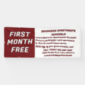 Customize Detailed Apartments For Rent First Month Spandoek (Horizontaal)