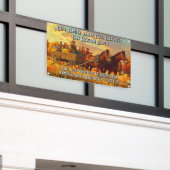 Customize Farm Fall Harvest Horse Drawn Wagon Ride Spandoek (Buitenkant Gebouw)