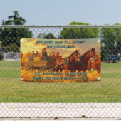 Customize Farm Fall Harvest Horse Drawn Wagon Ride Spandoek (Insitu)
