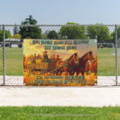 Customize Farm Fall Harvest Horse Drawn Wagon Ride Spandoek (Insitu)