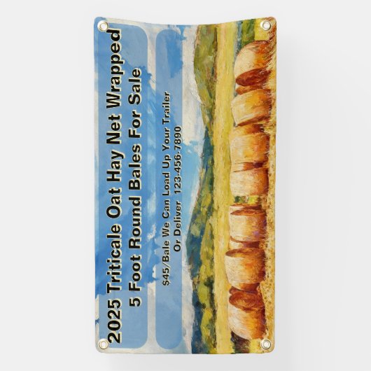 Customize Farm Round Bale Hay For Sale Spandoek (Verticaal)