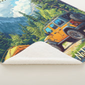 Customize Four Wheel Drive Let's Escape To NoWhere Sherpa Deken (3/4)