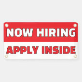 Customize Generic Now Hiring Apply Inside Spandoek (Horizontaal)
