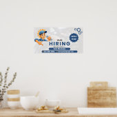 Customize Generic Now Hiring Auto Mechanic  Poster (Keuken)