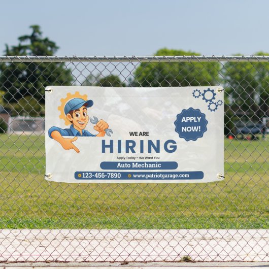 Customize Generic Now Hiring Auto Mechanic Spandoek (Insitu)