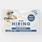 Customize Generic Now Hiring Auto Mechanic Spandoek (Horizontaal)
