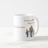 Customize grandpa name koffiemok (Voorkant rechts)