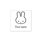 Customize Happy Tiny Latte Rubberstempel (Afrduk)