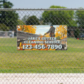 Customize Home Gutter Cleaning Business Promo Spandoek (Insitu)