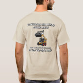 Customize Land Clearing Flailing Mulching Service  T-shirt (Achterkant)