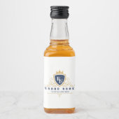 Customize Luxury hotel business or restaurant logo Likeurfles Etiket (Voorkant)