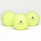 Customize Luxury hotel business or restaurant logo Tennisballen (Multi)