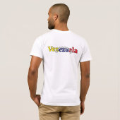 customize mannen Venezolaanse t-shirt liefdesvlag (Achterkant volledig)