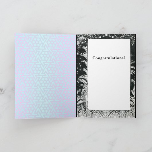 Customize Mazal Tov and Siman Tov  Congratulations Kaart (Binnen)