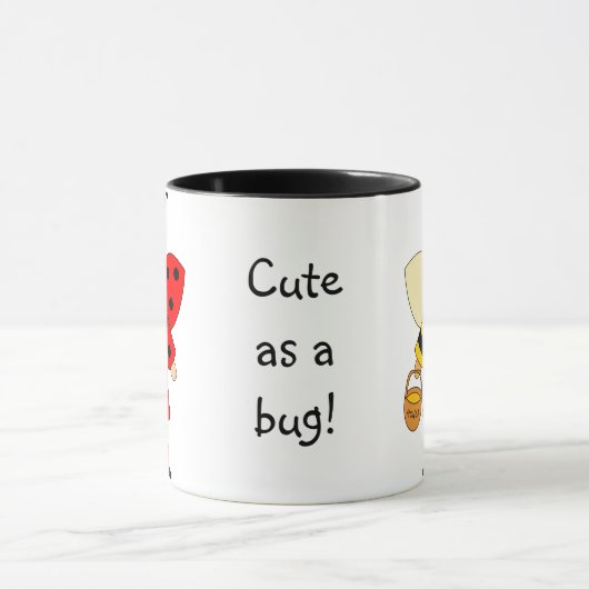 Customize Me - Bijen en lieveheersbeestje kostuums Mok (Midden)