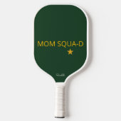 Customize Mom Squad Pickleball Cute Cool Name Gift Paddle (Achterkant)