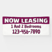 Customize Now Leasing 1 And 2 Bedrooms  Spandoek (Horizontaal)