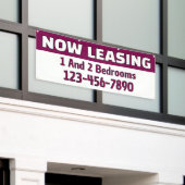 Customize Now Leasing 1 And 2 Bedrooms  Spandoek (Buitenkant Gebouw)