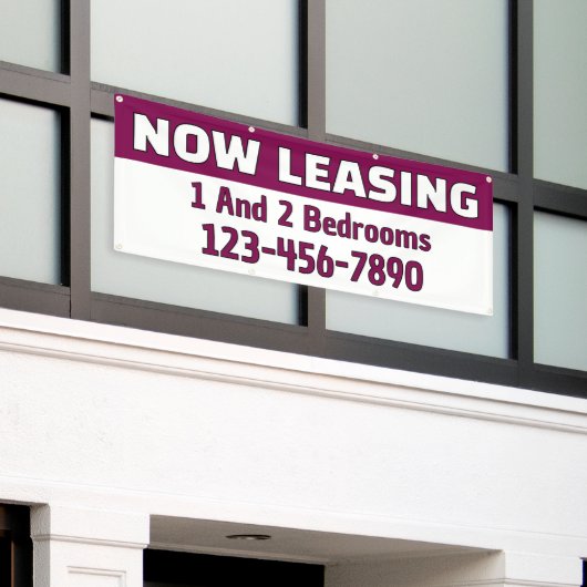 Customize Now Leasing 1 And 2 Bedrooms  Spandoek (Buitenkant Gebouw)