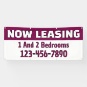 Customize Now Leasing 1 And 2 Bedrooms  Spandoek (Horizontaal)