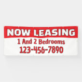 Customize Now Leasing 1 And 2 Bedrooms  Spandoek (Horizontaal)