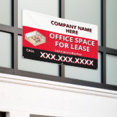 Customize Retail Space For Lease Company Logo Buil Spandoek (Buitenkant Gebouw)