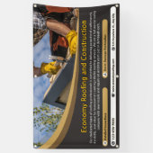 Customize Roofing Service Business Detailed 2 Spandoek (Verticaal)