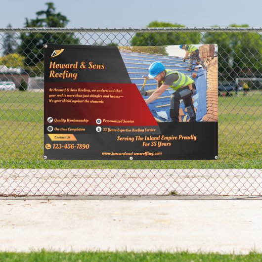 Customize Roofing Service Business Detailed Spandoek (Insitu)