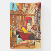 Customize Saw Log To Lumber Service Sign Banner (Verticaal)