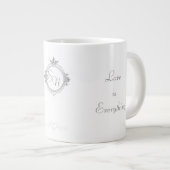 Customize the names, initials and phrase Love Coff Grote Koffiekop (Voorkant rechts)