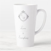 Customize the names, initials and phrase Love Coff Latte Mok (Rechts)