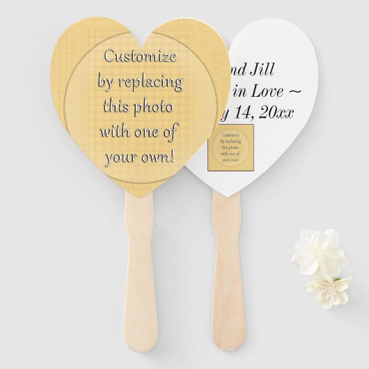 Customize This! Add Your Art or Photograph Handwaaier (Voorkant en achterkant)