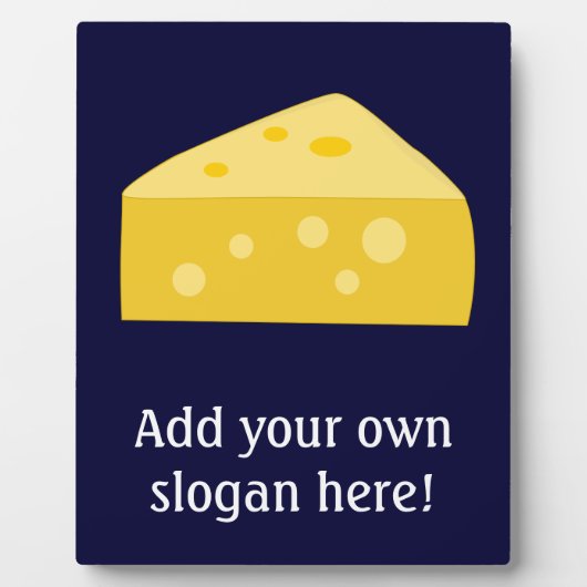 Customize this Big Cheese graphic Fotoplaat (Voorkant)