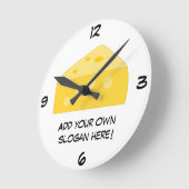 Customize this Big Cheese graphic Ronde Klok (Hoek)