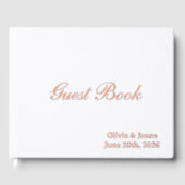 Customize Three Color  Gastenboek (Voorkant)