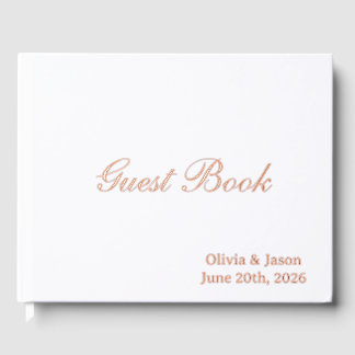 Customize Three Color  Gastenboek