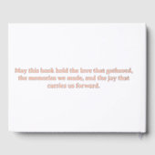 Customize Three Color  Gastenboek (Achterkant)