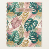 Customize Tropical Monsteras Boho Planner (Voorkant)