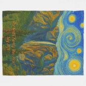 Customize van Gogh Yosemite Valley Family Vacation Fleece Deken (Voorkant (Horizontaal))