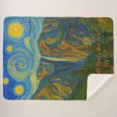 Customize van Gogh Yosemite Valley Family Vacation Sherpa Deken (Voorkant (horizontaal))