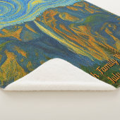 Customize van Gogh Yosemite Valley Family Vacation Sherpa Deken (3/4)